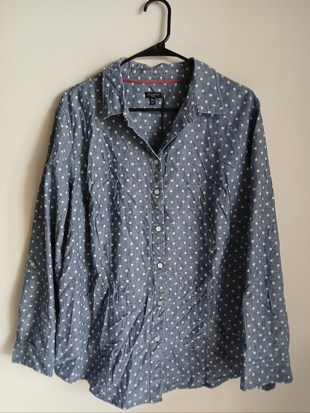 Talbots Polka Dot Top 20W